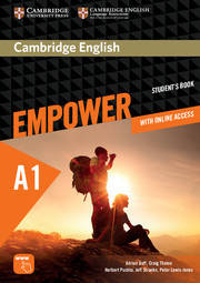 Cambridge English Empower A1 Starter Student's Book with Online Assessment and Practice, and Online Workbook