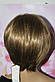 Перука штучні волосся моноволокно коротка стрижка з чубком русявий, фото 5