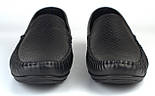 Мокасини шкіряні літні перфорація чорні чоловіче взуття великих розмірів Rosso Avangard BS M4 PerfBlack, фото 8