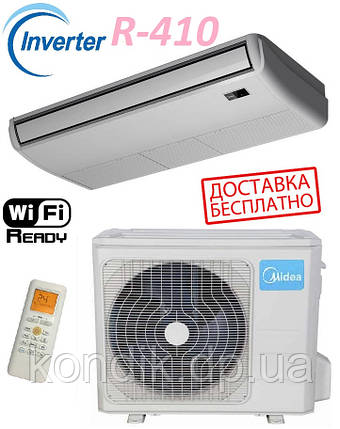 Кондиціонер MIDEA MUE-24FNXDO Inverter Полотно-стельовий, фото 1