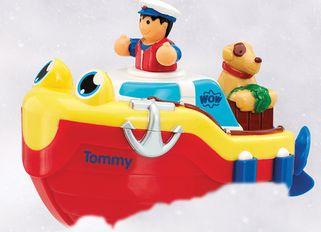 Игрушечная буксирная лодка Wow Toys красный, фото 1