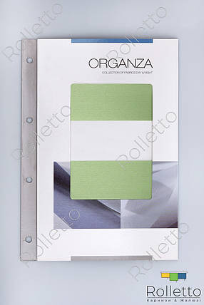 Рулонні штори День-Ніч "ORGANZA" Albedo Design, ціна за 0,5 м.кв, фото 2