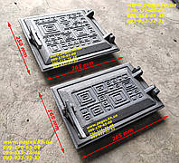 Дверцы чугунные комплект грубу, печи, барбекю, мангал чугунное литье, дверки