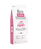 Brit Care Grain-free Puppy Salmon & Potato 12кг беззерновой корм для щенков всех пород