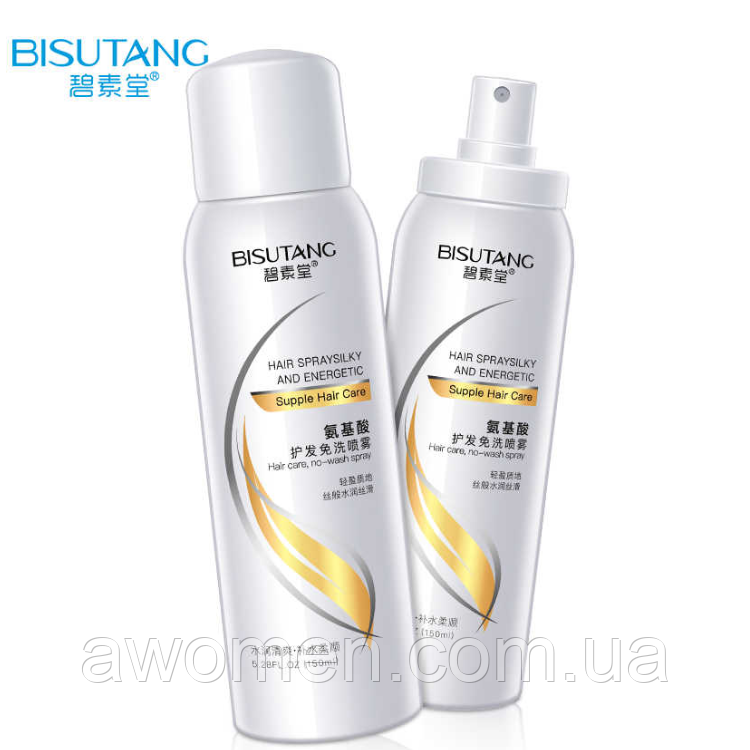 Кондиціонер спрей для волосся Bisutang Spray Silk no-wash 150 ml (догляд за волоссям, що січеться)