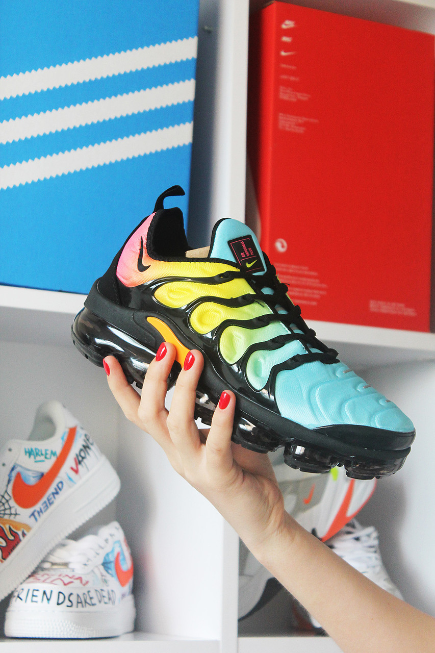 Чоловічі кросівки Nike Air VaporMax Blue Yellow, чоловічі кросівки найк аїр вапормакс, фото 1