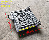 Плита чавунна під казан печі, мангал, барбекю, грубу, чавунне лиття Румунія, фото 8