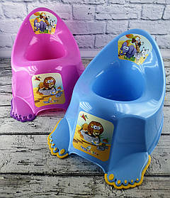 Горщик "SAFARI" антиковзаючий, музичний SAFARI РО-045 Tega Baby Польща