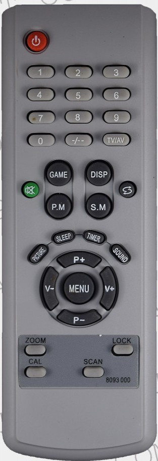 Пульт TV SHIVAKI 8093 000