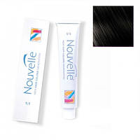 Крем-краска для волос Nouvelle Hair Color 1 черный 100 мл