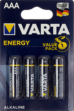 Батарейки Varta energy LR-03/блістер 4шт (10)(50)