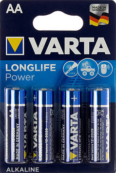 Батарейки Varta high energy/longlife power LR-06/блістер 4шт (20)(100)