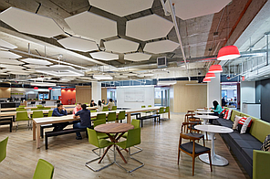 Акустичний дизайнерський острів Rockfon Eclipse ШЕСТИУГОЛЬНИК 1160х40 мм, фото 1