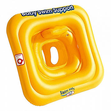 Плотик дитячий 69х69см, жовтий №BW32050(12)