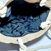 Пляжна текстильна літня сумка, фото 3