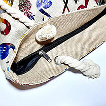 Пляжна текстильна літня сумка, фото 2