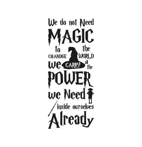 Magic need is. Magic need is