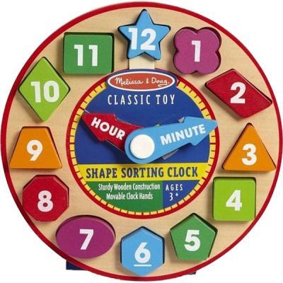 Розвиваюча іграшка Melissa&Doug Годинник-сортер (MD18593), фото 1