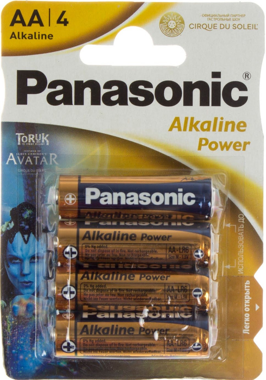 Батарейки Panasonic Alkaline Power LR-06/блістер 4шт (12)(60), фото 1