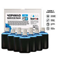 Чернила Barva Epson Universal №1 Cyan 10x100мл ServicePack (EU1-1SP-C)