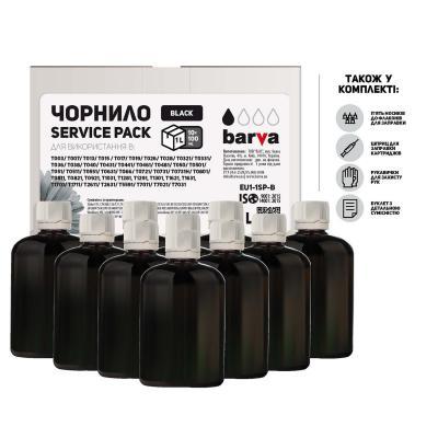 Чернила Barva Epson Universal №1 Black 10x100мл ServicePack (EU1-1SP-B) - Вища Якість та Гарантія! - фото 1 - id-p1184160284
