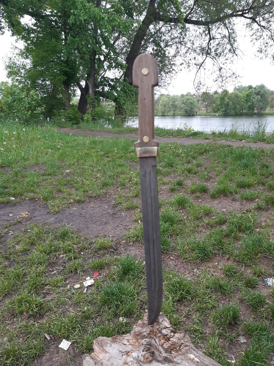 Бебут дамаська сталь мисливський ніж s-99, фото 1