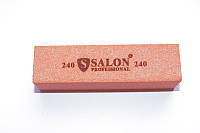 Баф для ногтей Salon Professional 240/240, розовый