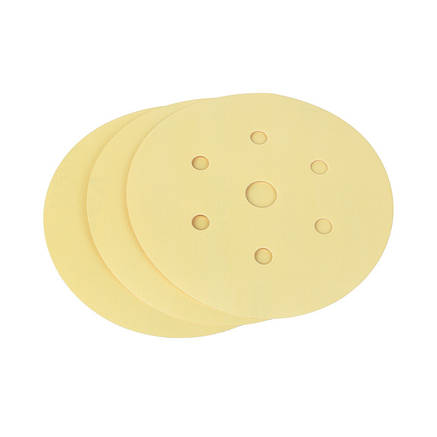 Полірувальні круги KOVAX YELLOW FILM d=152 мм/7 отв. (уп.-50 шт.), Р1500, Японія, фото 3