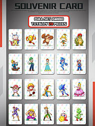 NFC Amiibo Mario Kard 8 Deluxe 20шт