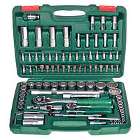 HANS. Набір торц. головок 1/4" DR4-14 мм і 1/2"DR10-32 мм,94 передм.(6гран.)