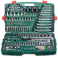 HANS. Набор инструмента 163 предмета 1/4", 3/8",1/2" (6 гран.)
