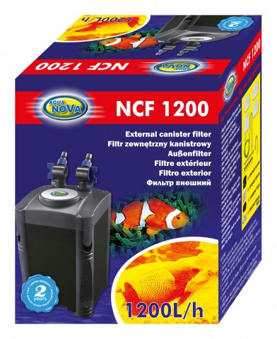 Зовнішній фільтр для акваріума AquaNova NCF-1200 до 400 л.