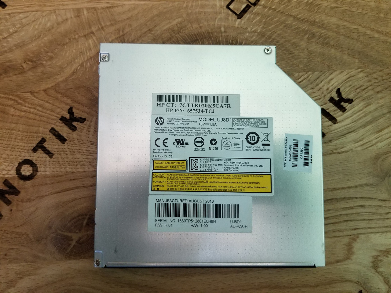 DVD±RW привод для ноутбука 12.7mm