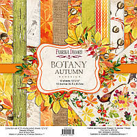 Набір паперу "Botany autumn redesign" 30,5 х 30,5 см. 10 аркушів