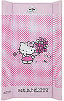 Пеленальный матрас Maltex мягкий 50х80 см hello kitty, розовый 50х80 (30421)