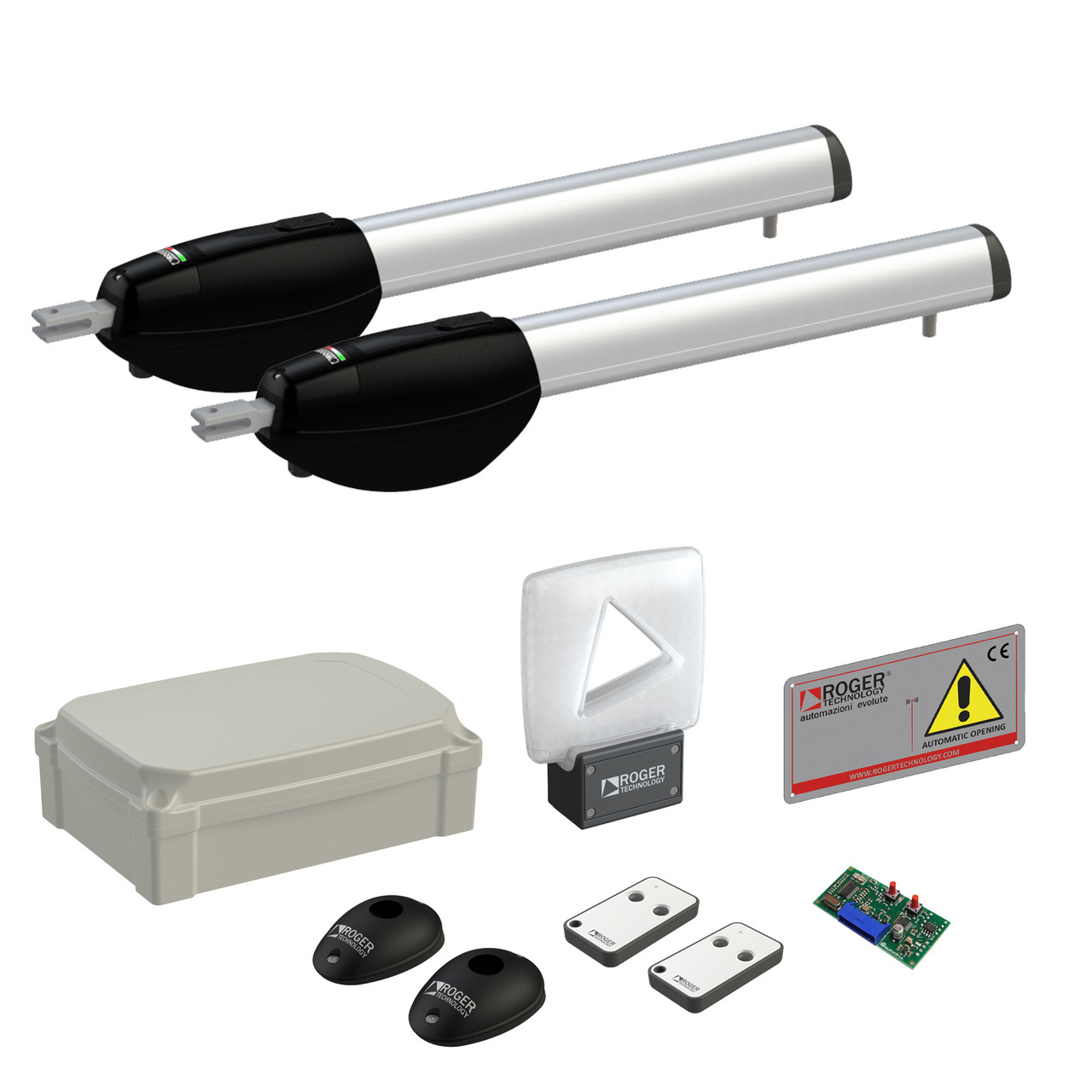 Комплект автоматики для розпашних воріт Roger KIT BE20/410