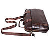 Чоловіча шкіряна сумка Dovhani Coffee1115-Коричнева 22, фото 7