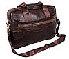 Чоловіча шкіряна сумка Dovhani Dov-1118-256 Коричнева, фото 6