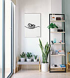 Картина на холсті  інтер'єрна абстрактна настінна арт панно Manific Decor "Orange/ Апельсин", фото 4