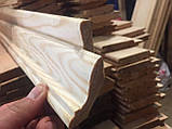 Плінтус дерев'яний (сосна,дуб, ясен,вільха, липа), фото 3