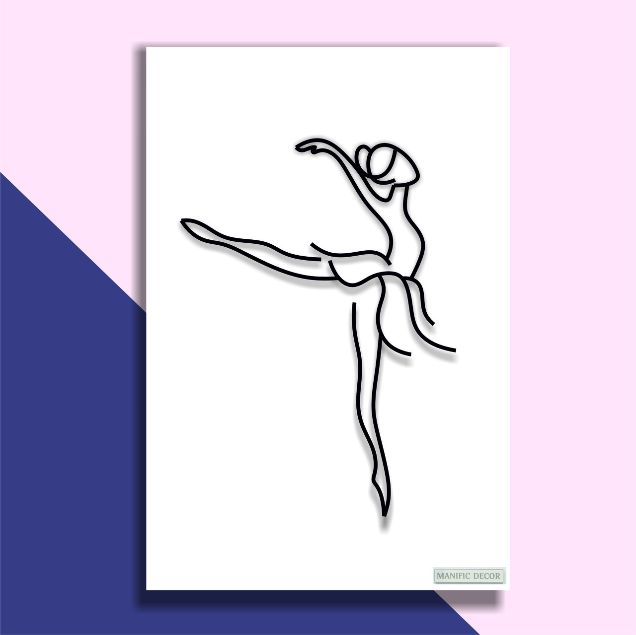 Картина на холсті інтер'єрна абстрактна настінна арт панно Manific Decor "Soars in the dance / Парити у танці"