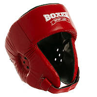 Шолом боксерський відкритий шкіряний BOXER 2027 (розміри M-L)