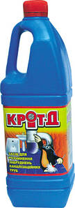 Засіб/чищення труб "Крот", 1 л / 12 шт