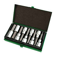 Набір головок-біт шестигранник TOPTUL 1/2" Н4-Н17 80 мм GAAD0905 ORG