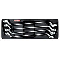 Набір накидних ключів 21-32 мм (кут 75°) 4 од. (в ложементі) TOPTUL GAAT0402 ORG