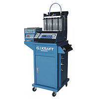 Стенд для промивання форсунок (6 форсунок, візок, ПЗ-ванна з таймером) G.I. KRAFT GI19114 ORG