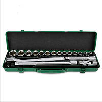 Набір головок із тріскачкою TOPTUL 1/2" 18ед. GCAD1821 ORG