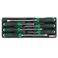 Набір ударних викруток із шестигранником 6 од. (в ложементі) TOPTUL GAAT0601 ORG