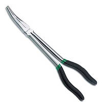 Довгогубці вигнуті 280 мм TOPTUL (кут 45°) DFAH1211 ORG