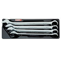 Набір ріжково-накидних ключів 27-32 мм 4 од. (у ложементі) TOPTUL GAAT0404 ORG